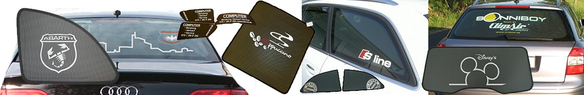 bedruckter Sonniboy Sonnenschutz