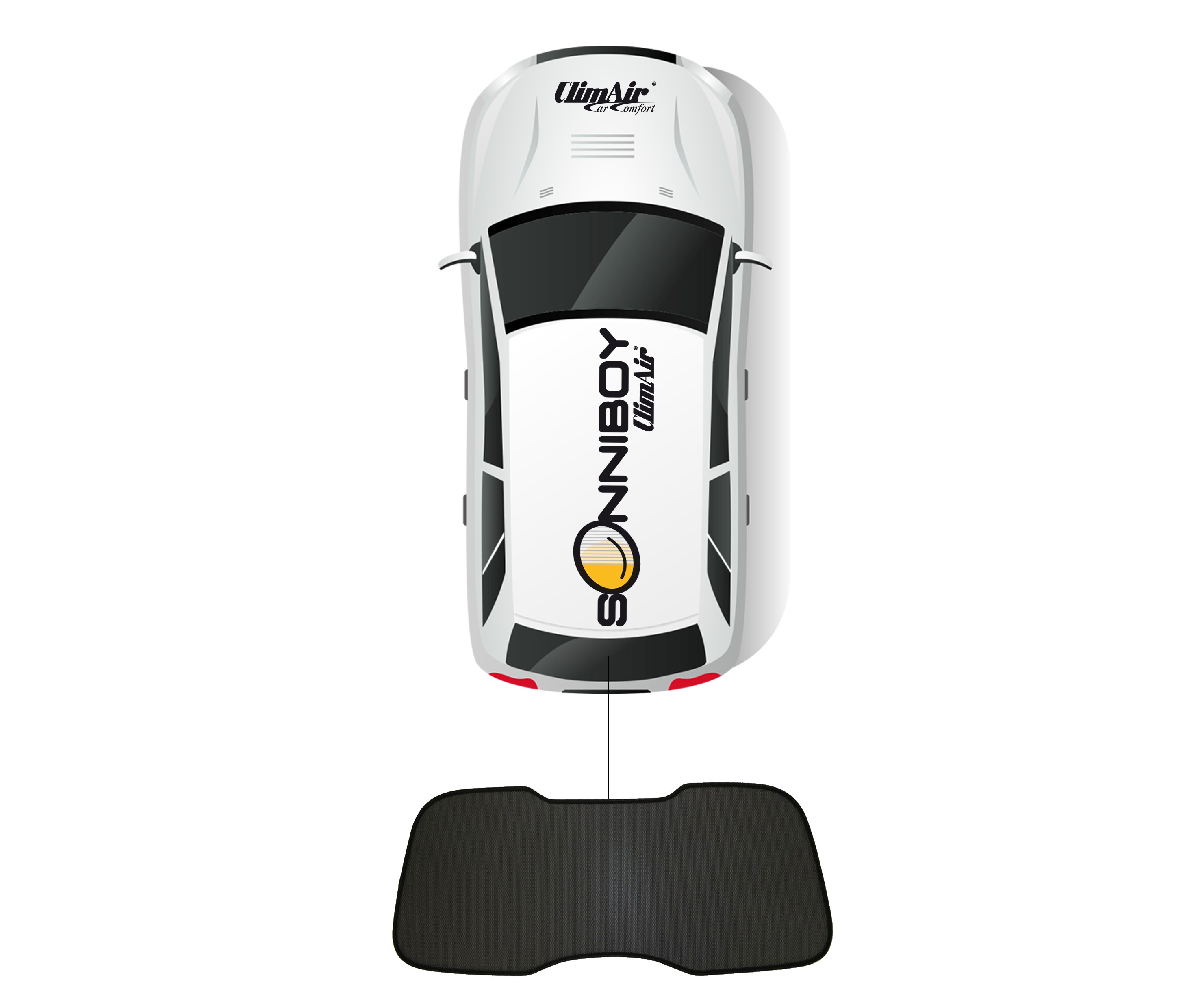 Sonnenschutz Heckfenster