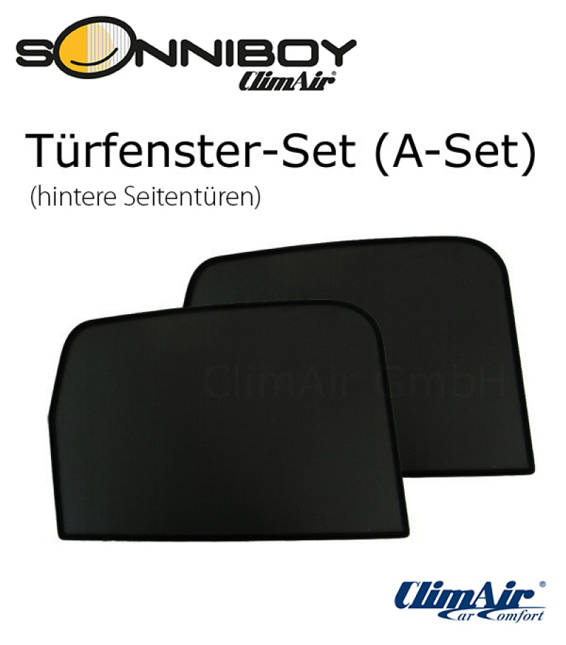 Sonniboy (Sonnenschutz) fÃ¼r VW CADDY MAXI III TYP 2K, 5-DOOR, 2010-2015 fÃ¼r die SeitentÃ¼ren hinten