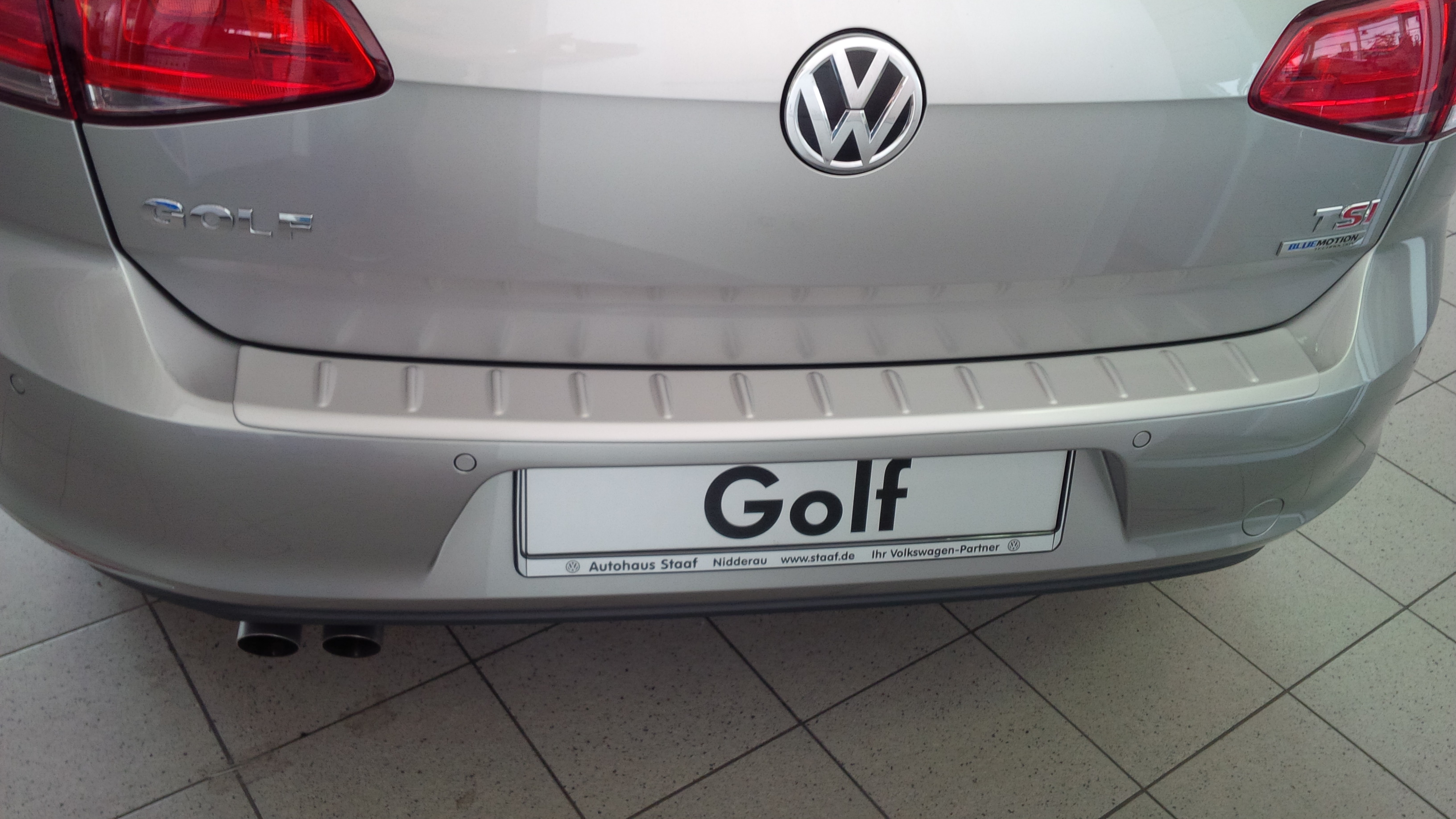 Protexor - Heckkantenschutz fÃ¼r die Ladekante fÃ¼r VW GOLF 7 FLH TYP AU, 5-DOOR, 2013-