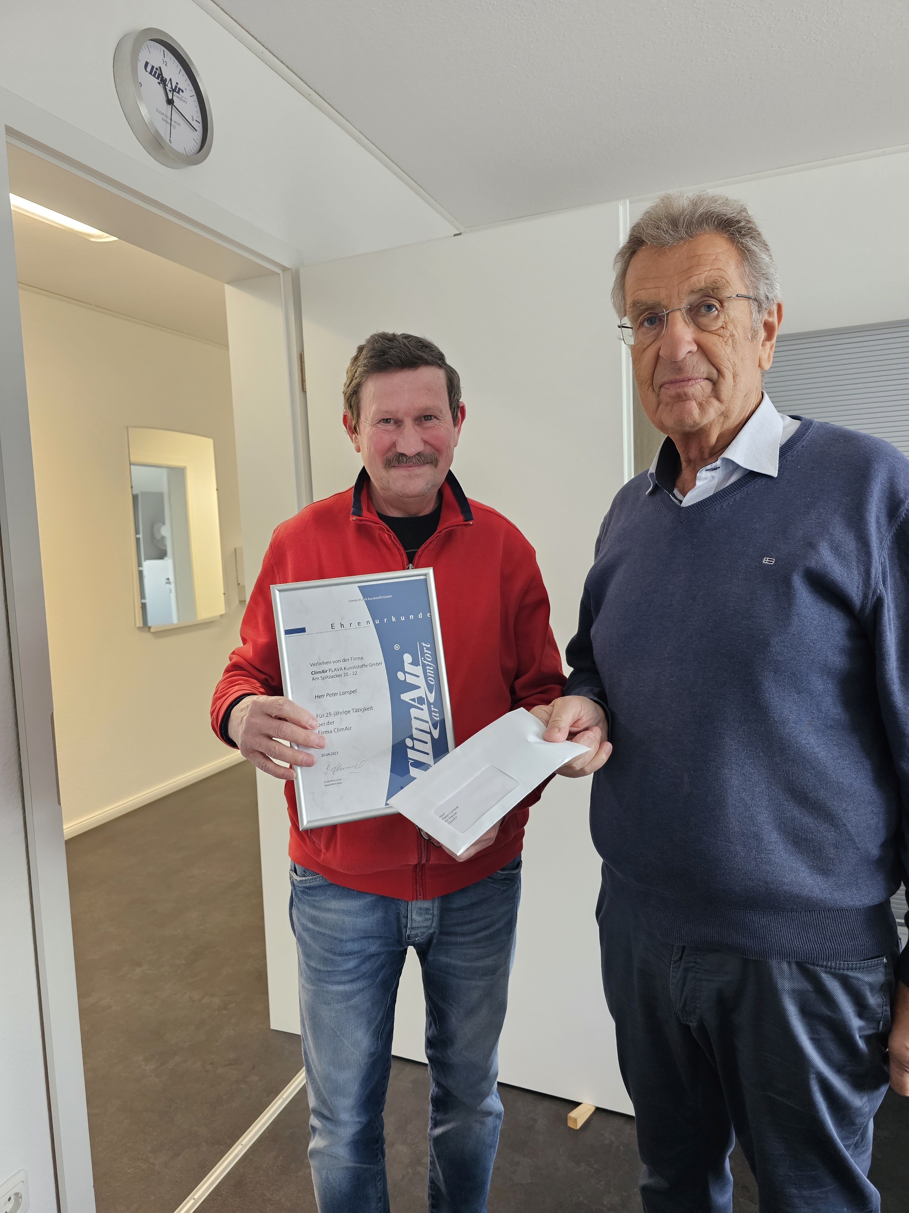 ClimAir Mitarbeiter Jubiläum