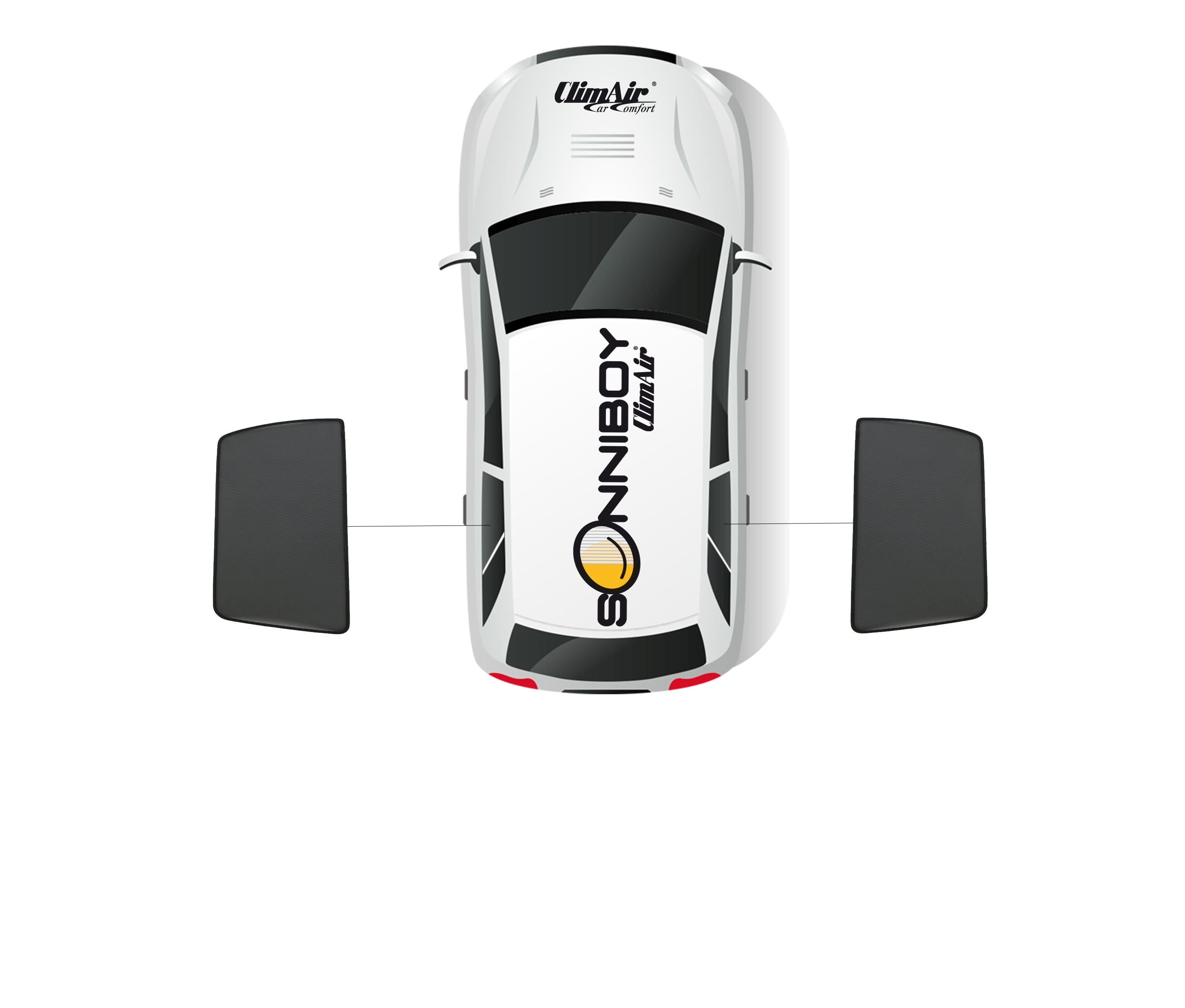 Heko Windabweiser Für Mitsubishi Lancer 4-Türer Ab 2007