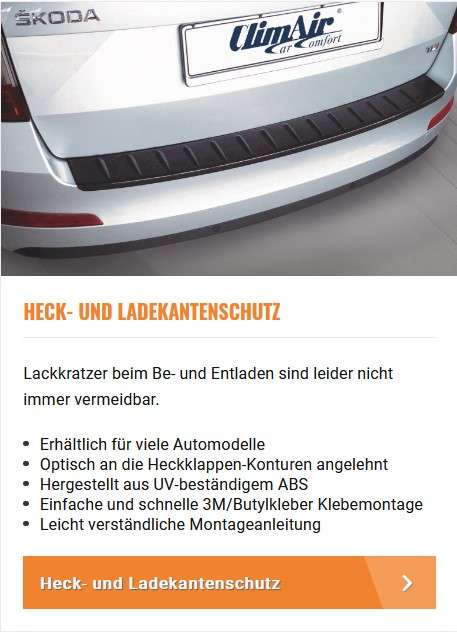 Ladekantenschutz Passend Für Octavia III Scout Combi, ABS