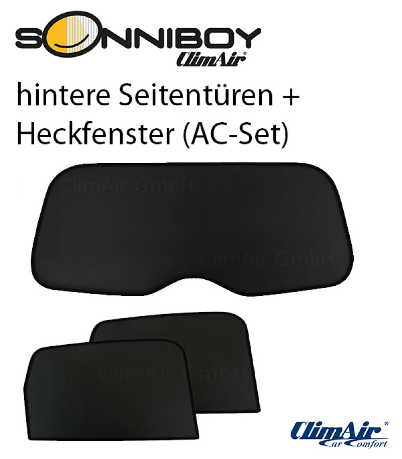 Sonniboy (Sonnenschutz) für MERCEDES C-KLASSE (W205) LIM. Typ 204, 4-door,  2014- für Seitentüren hinten und Heckfenster
